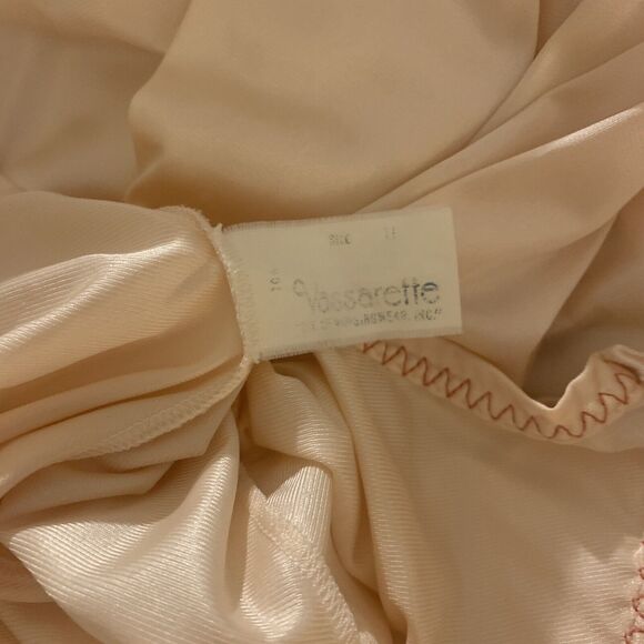 Vintage Vassarette Peignoir Sz M Nightgown Robe 2 Piece Retro 70’s MCM Boudoir - Picture 12 of 15